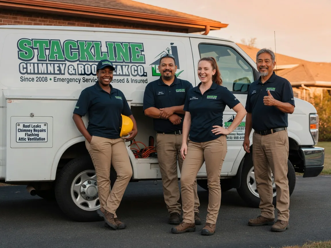 Chimney flashing repair company in Elgin, OH